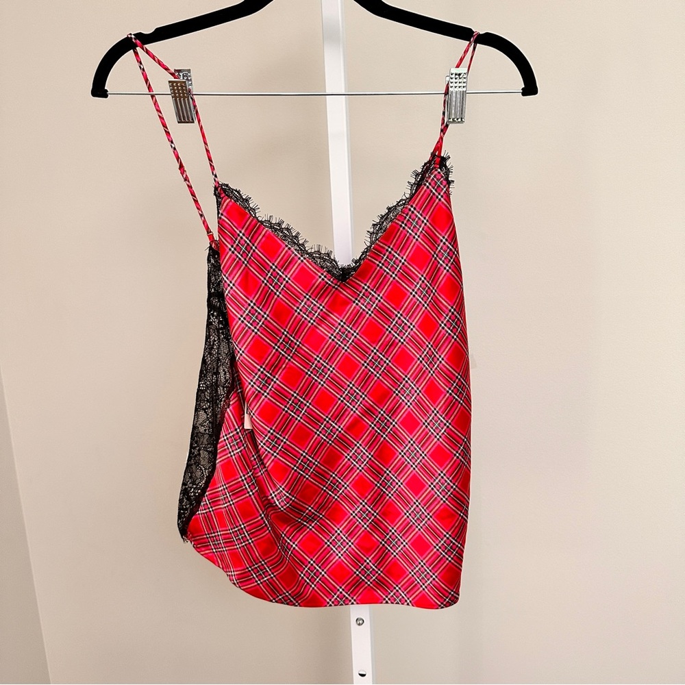 Victoria secret lace top and panties lingerie pajama set size xs NWT